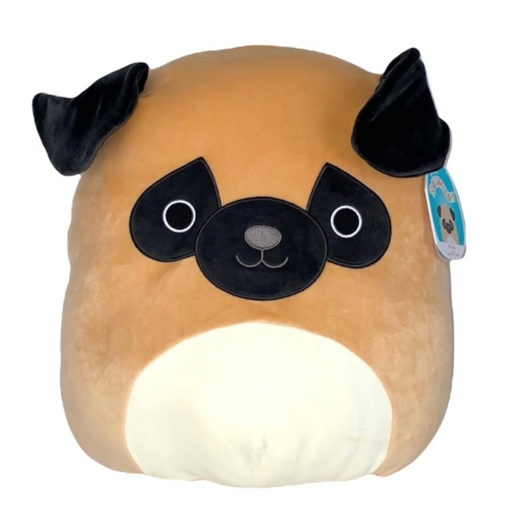 🌟LARGE 16”🌟 Prince Pug Dog Squishmallow